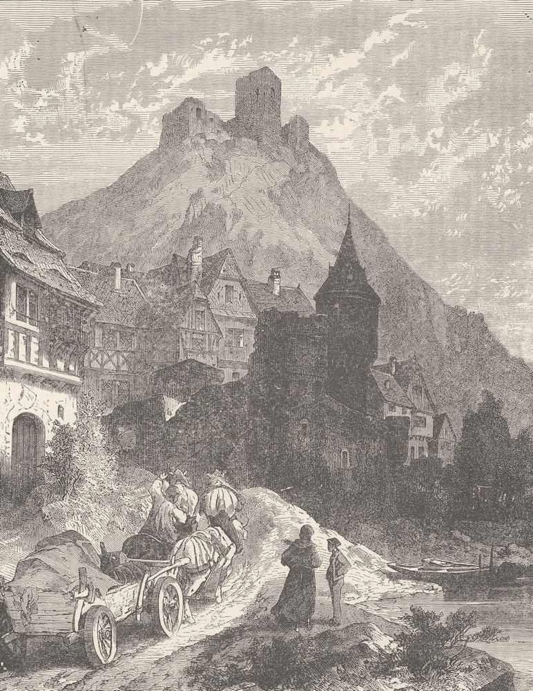 GERMANY. Beilstein 1903 old antique vintage print picture